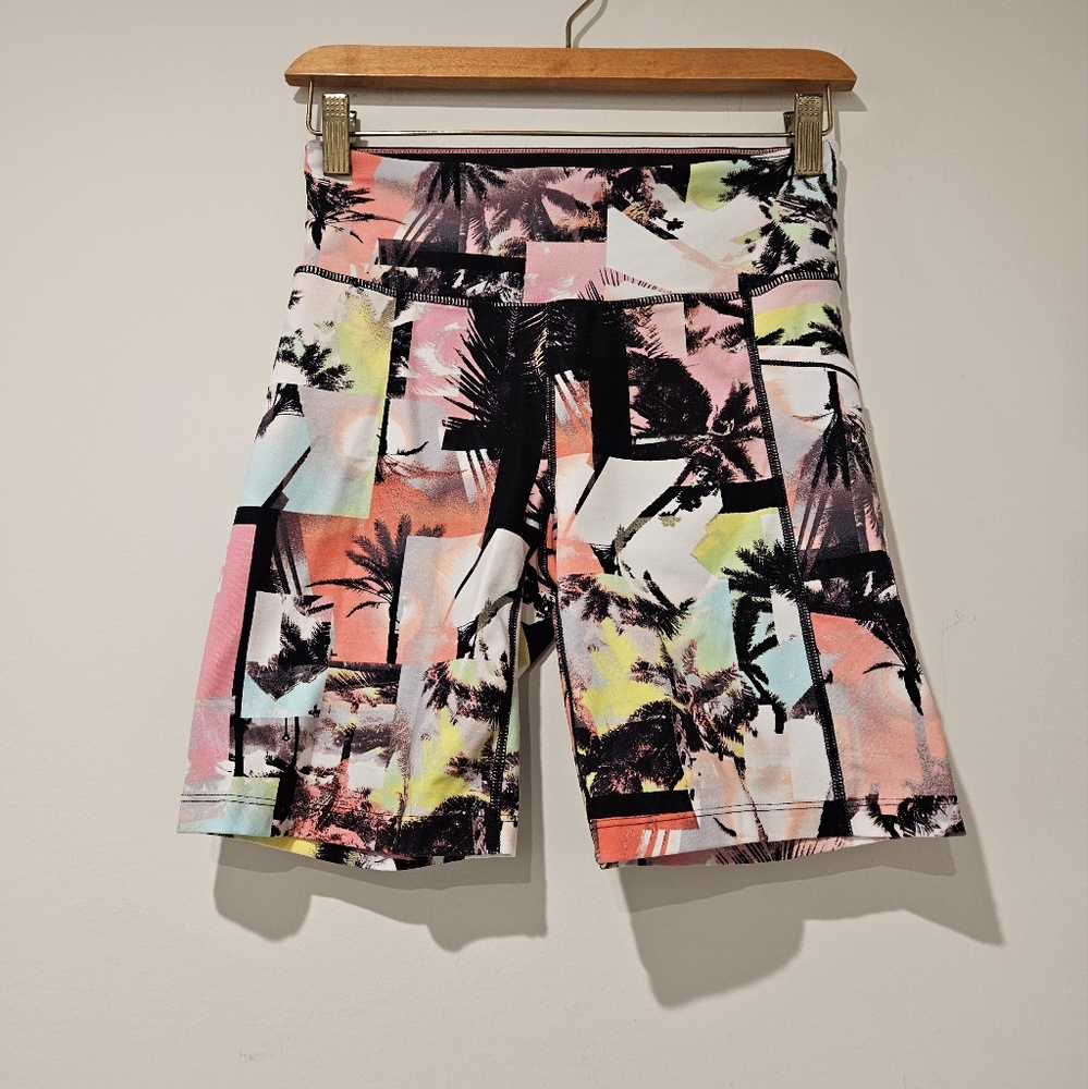 Calvin Klein Multicolor Tropical Print Bike Shorts